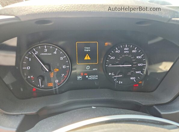 JF1GUABC4S8200972 2025 SUBARU IMPREZA Белый Вид щитка приборов