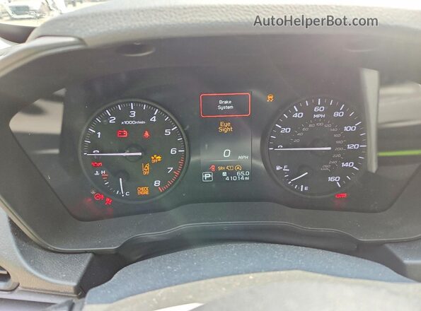 JF1GUABC6R8893652 2024 SUBARU IMPREZA Gray Widok zestawu wskaźników