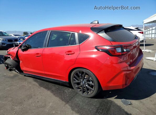 JF1GUHJC1R8901571 2024 SUBARU IMPREZA Red Задня ліва чверть