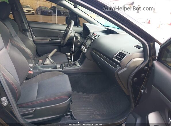 JF1VA1E65H9800148 2017 SUBARU WRX Black Вид салону спереду