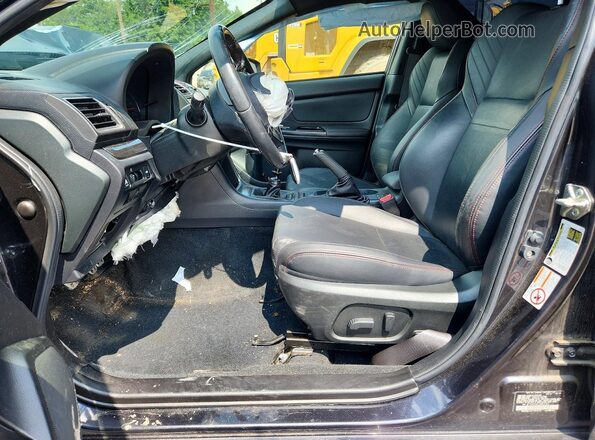 JF1VA1F65J9801367 2018 SUBARU WRX Black Вид салону спереду