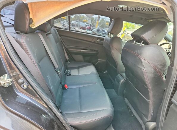JF1VA1F65J9801367 2018 SUBARU WRX Black Вид задніх сидінь