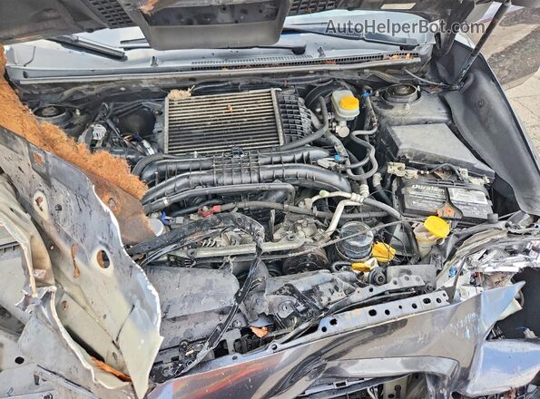 JF1VA1L64H9816702 2017 SUBARU WRX Charcoal უკანა სალონის ხედი