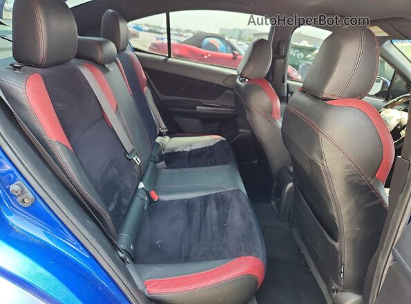 JF1VA2M67G9800934 2016 SUBARU WRX Blue Հետևի նստատեղերի տեսք