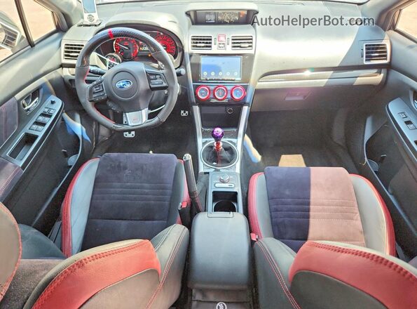 JF1VA2M68G9806578 2016 SUBARU WRX Charcoal Առջևի վահանակի տեսք