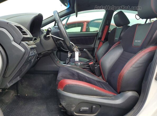JF1VA2S67M9821698 2021 SUBARU WRX White Widok wnętrza z przodu