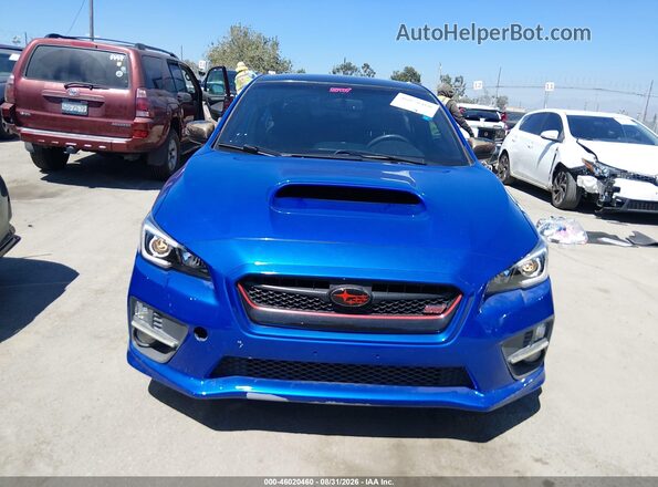 JF1VA2V64G9817074 2016 SUBARU WRX STI Синий Вид щитка приборов