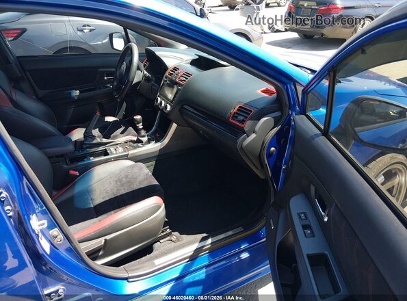 JF1VA2V64G9817074 2016 SUBARU WRX STI Синий Вид салона спереди