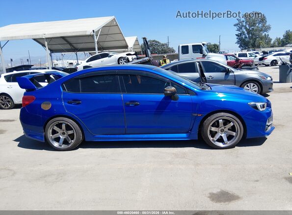 JF1VA2V64G9817074 2016 SUBARU WRX STI Синий Вид задней части салона
