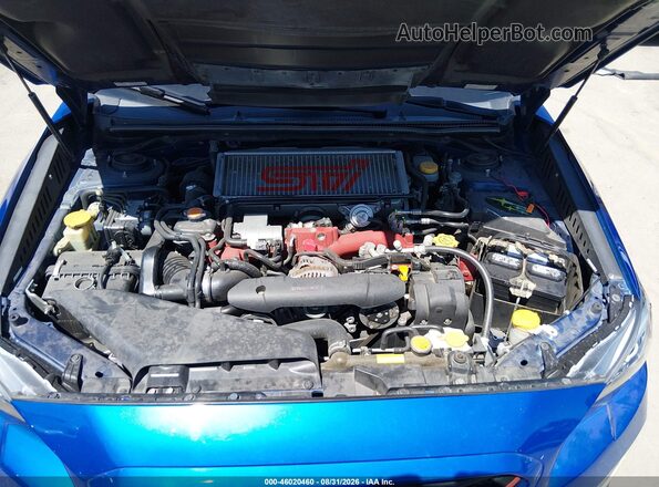 JF1VA2V64G9817074 2016 SUBARU WRX STI Синий Вид сзади