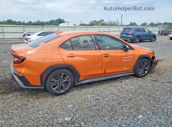 JF1VBAB60N8032324 2022 SUBARU WRX Orange Հետևի աջ