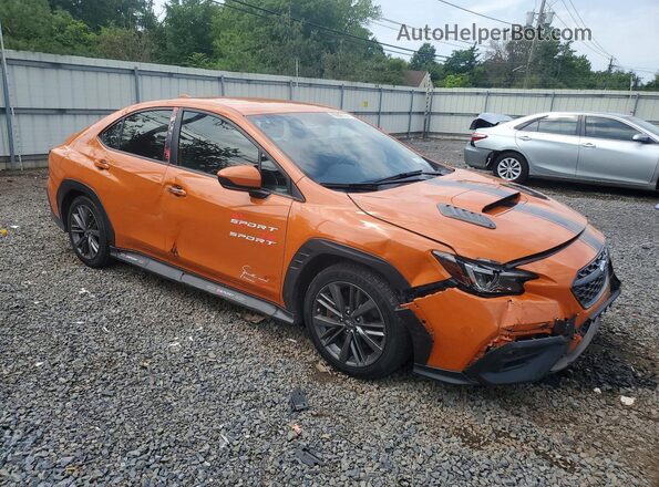 JF1VBAB60N8032324 2022 SUBARU WRX Orange Առջևի աջ