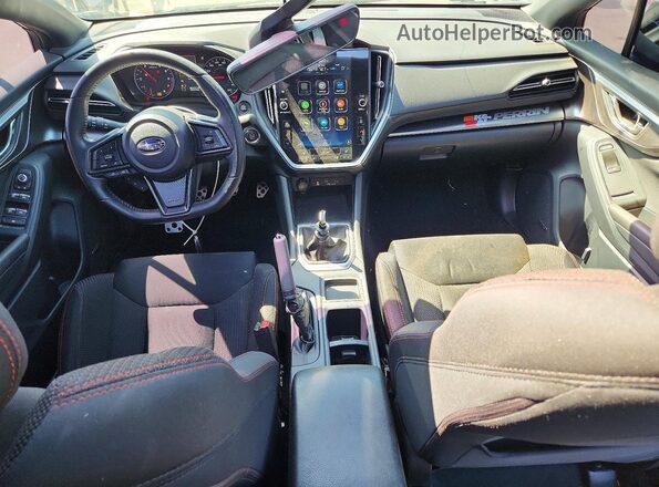 JF1VBAF6XP9810779 2023 SUBARU WRX Gray Dashboard view