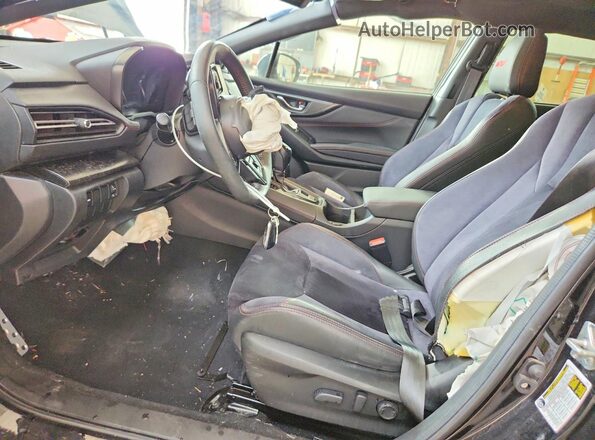 JF1VBAN60N8015535 2022 SUBARU WRX Black Widok wnętrza z przodu