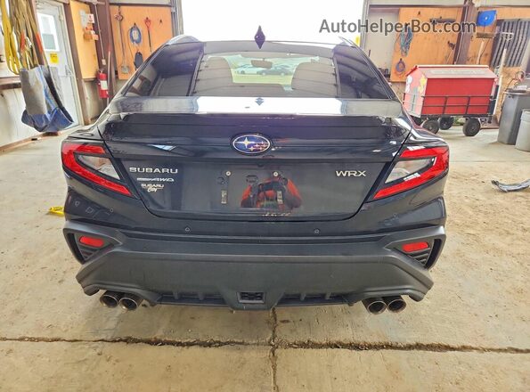 JF1VBAN60N8015535 2022 SUBARU WRX Black Widok z tyłu