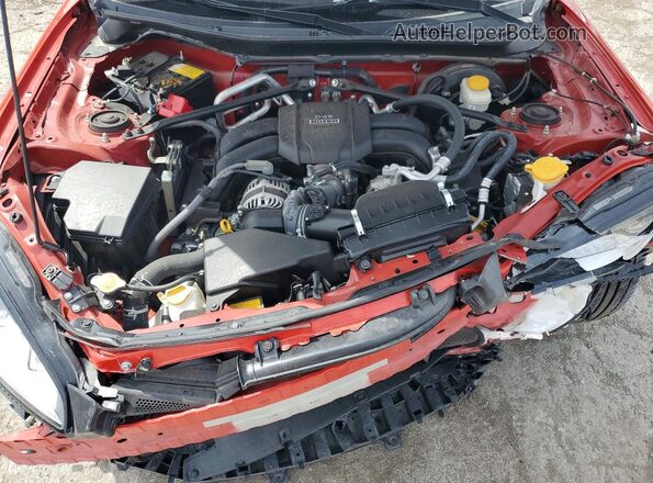 JF1ZNBC16P8760203 2023 TOYOTA GR86 Red Widok wnętrza z tyłu