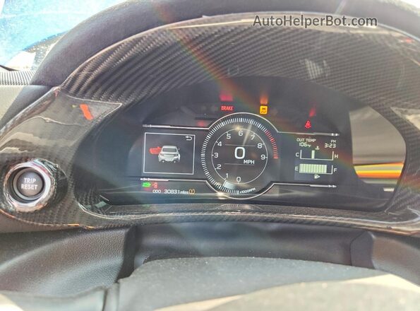 JF1ZNBE18P9754667 2023 TOYOTA GR Blue Widok zestawu wskaźników