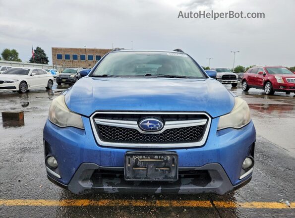 JF2GPABC0G9202738 2016 SUBARU CROSSTREK Blue წინა ხედი