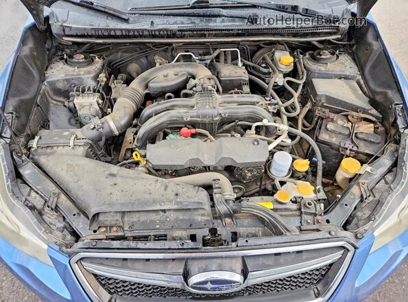 JF2GPABC0G9202738 2016 SUBARU CROSSTREK Blue უკანა სალონის ხედი