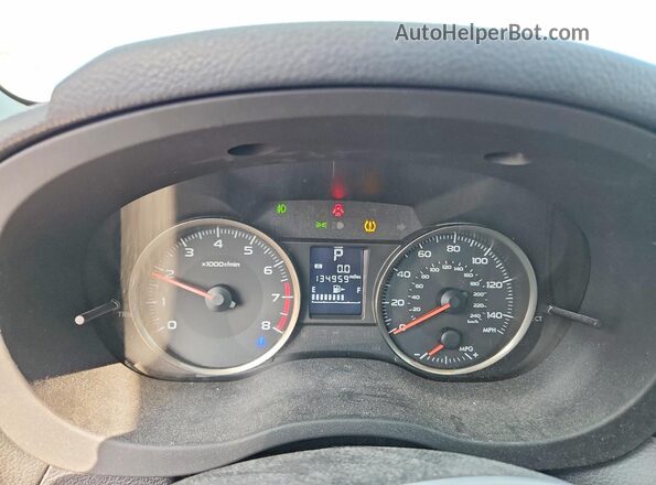 JF2GPABC1G8311666 2016 SUBARU CROSSTREK Blue ხელსაწყოთა პანელის ხედი