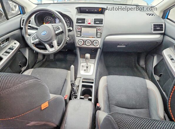 JF2GPABC1G8311666 2016 SUBARU CROSSTREK Blue წინა პანელის ხედი