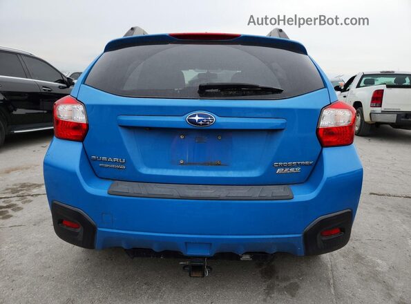 JF2GPABC1G8311666 2016 SUBARU CROSSTREK Blue უკანა ხედი