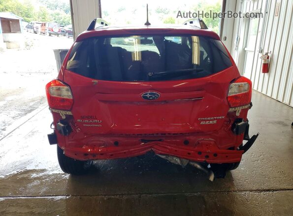 JF2GPABC2G8290407 2016 SUBARU CROSSTREK Red Widok z tyłu