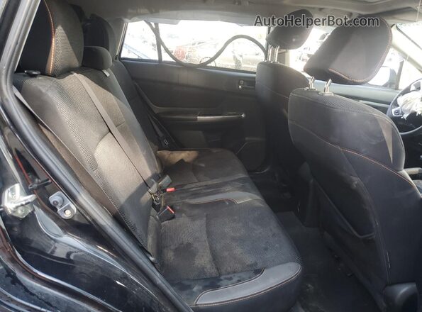 JF2GPABC8H8224428 2017 SUBARU CROSSTREK Black უკანა სალონის ხედი