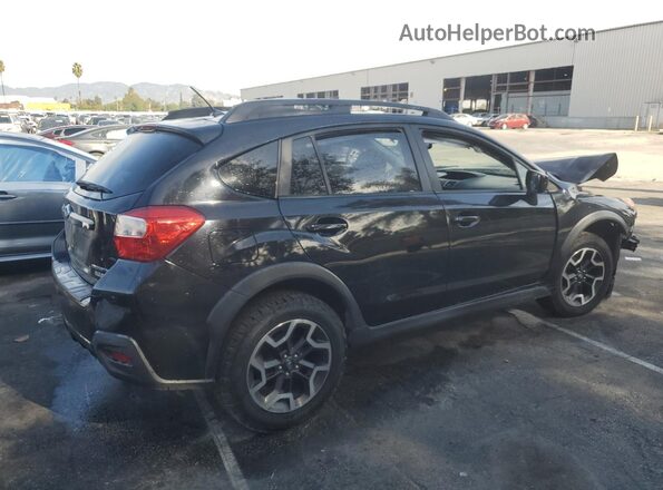 JF2GPABC8H8224428 2017 SUBARU CROSSTREK Black უკანა მარჯვენა