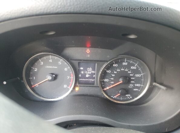 JF2GPABC8H8224428 2017 SUBARU CROSSTREK Black ხელსაწყოთა პანელის ხედი