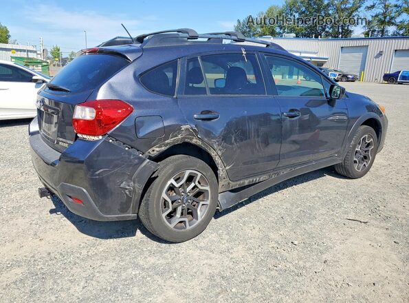 JF2GPABC8HH258191 2017 SUBARU CROSSTREK Серый Задняя правая четверть
