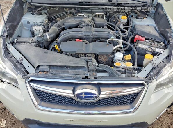 JF2GPABCXHH219781 2017 SUBARU CROSSTREK Green Widok komory silnika