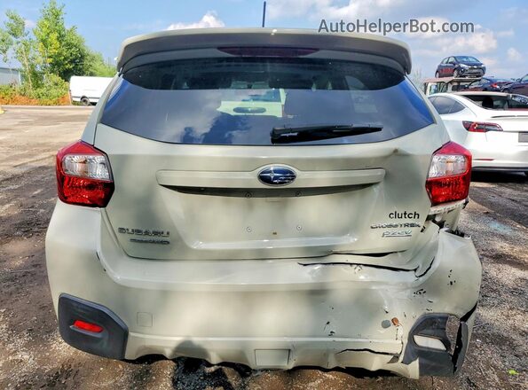 JF2GPABCXHH219781 2017 SUBARU CROSSTREK Green Widok z tyłu