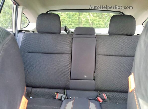 JF2GPABCXHH219781 2017 SUBARU CROSSTREK Green Widok tylnych siedzeń