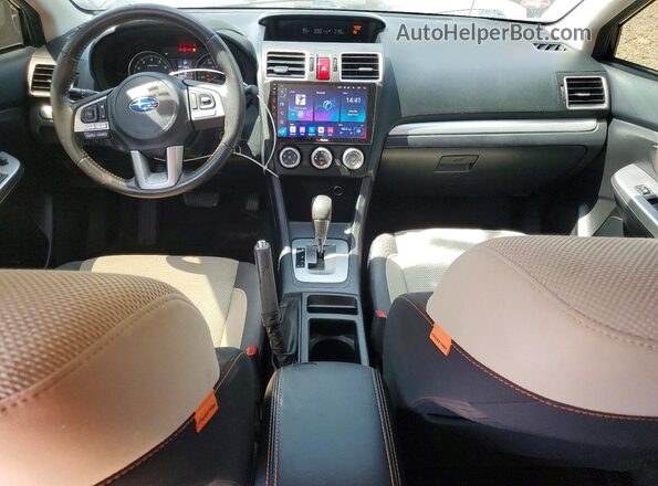 JF2GPABCXHH243918 2017 SUBARU CROSSTREK Черный Вид панели приборов
