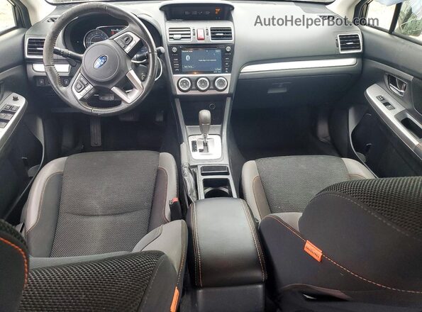JF2GPADC0H8262152 2017 SUBARU CROSSTREK Charcoal Առջևի վահանակի տեսք
