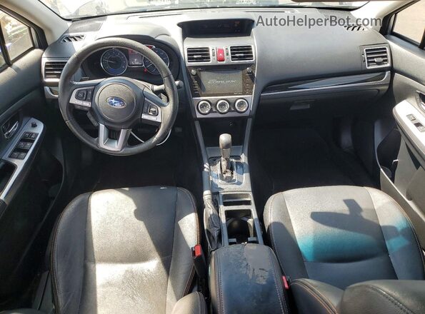 JF2GPAKC0G8302408 2016 SUBARU CROSSTREK Blue Dashboard view