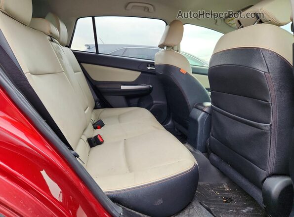 JF2GPAKC6H8222399 2017 SUBARU CROSSTREK Burgundy Вид задньої частини салону