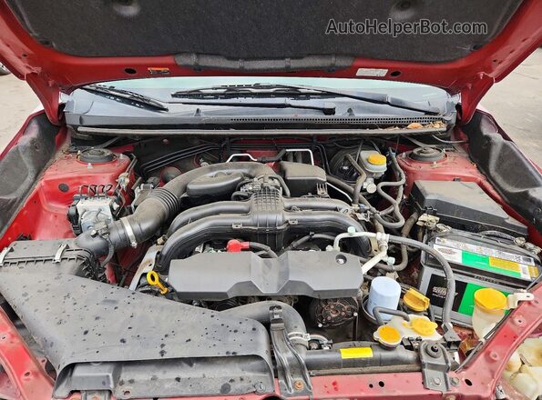 JF2GPAKC6H8222399 2017 SUBARU CROSSTREK Burgundy Вид підкапотного простору