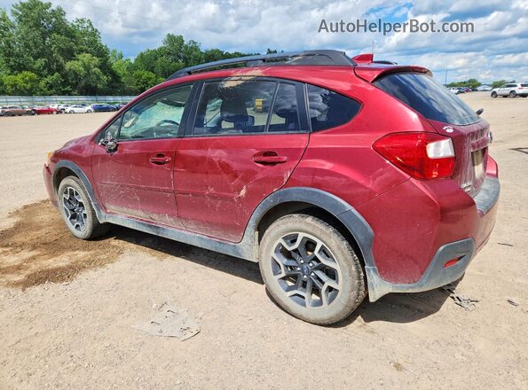 JF2GPAKCXHH242509 2017 SUBARU CROSSTREK Burgundy Rear left