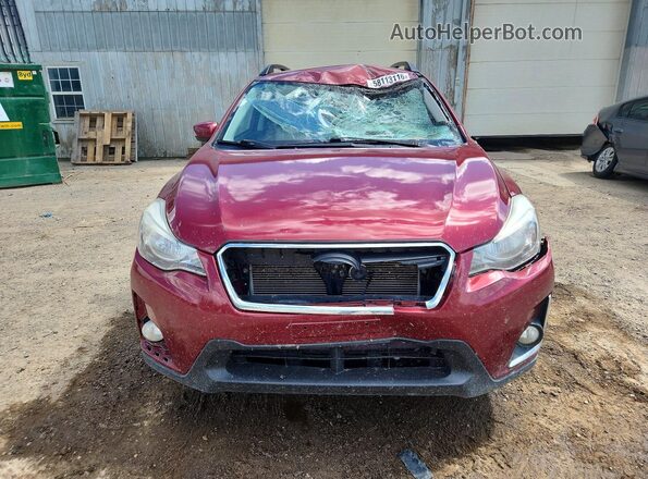 JF2GPAKCXHH242509 2017 SUBARU CROSSTREK Burgundy Front view