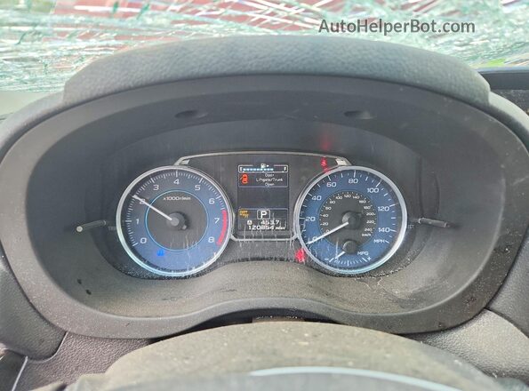 JF2GPAKCXHH242509 2017 SUBARU CROSSTREK Burgundy Instrument cluster view