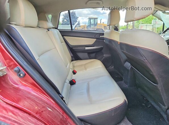 JF2GPAKCXHH242509 2017 SUBARU CROSSTREK Burgundy Rear interior view