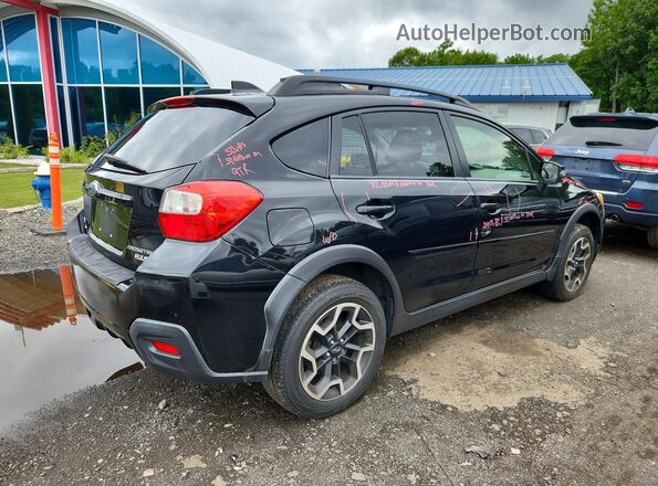 JF2GPALC2G8204379 2016 SUBARU CROSSTREK Black Trasero derecho