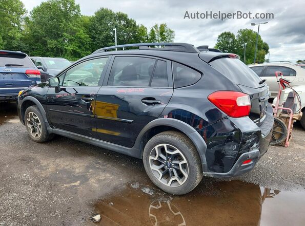 JF2GPALC2G8204379 2016 SUBARU CROSSTREK Black Trasero izquierdo