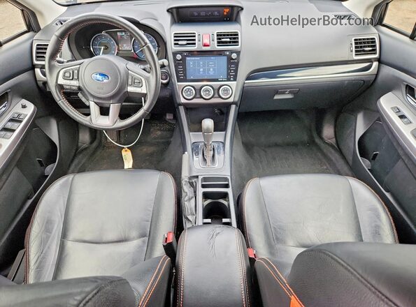 JF2GPALC2G8204379 2016 SUBARU CROSSTREK Black Vista del salpicadero