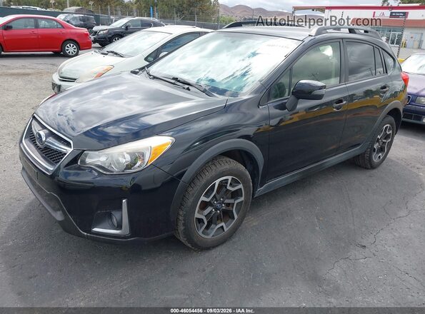 JF2GPANC1G8210784 2016 SUBARU CROSSTREK Black Przód lewy
