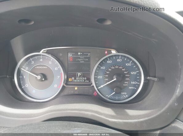 JF2GPANC1G8210784 2016 SUBARU CROSSTREK Black Widok tylnych siedzeń