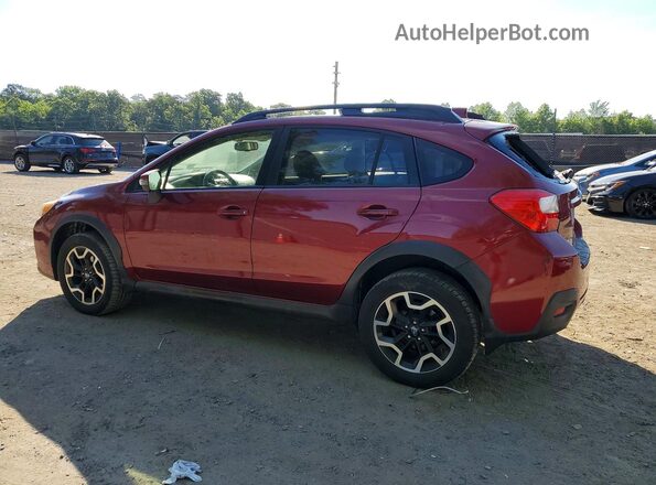 JF2GPANC1G8236186 2016 SUBARU CROSSTREK Бордовый Задняя левая четверть