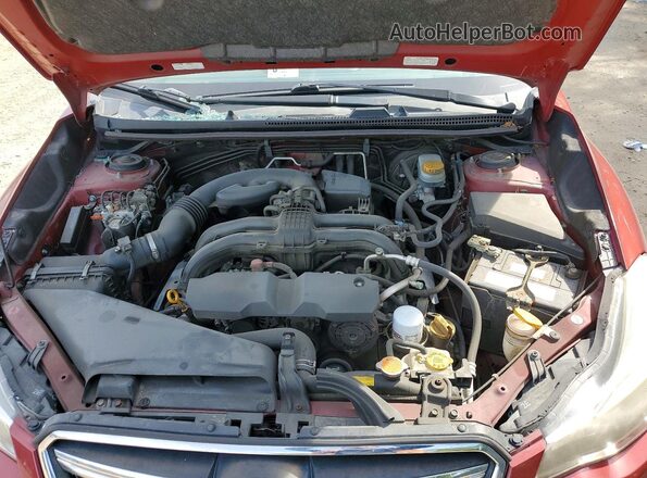 JF2GPANC1G8236186 2016 SUBARU CROSSTREK Бордовый Вид задней части салона